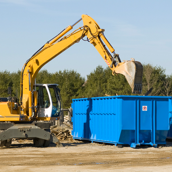 what size residential dumpster rentals are available in Selmont-West Selmont AL